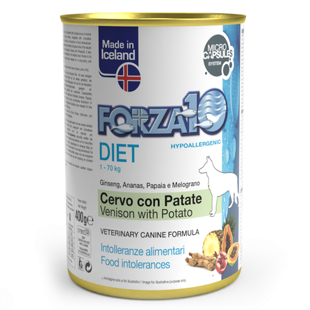FORZA10 Diet Briedis Ar Kartupeļiem mitrā barība, 400 g