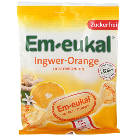 DR. SOLDAN Ingwer-Orange karameles bez cukura, 75 g
