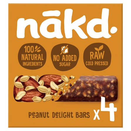 NAKD Peanut Delight 35g batoniņš, 4 gab.