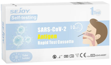 SEJOY  SARS-CoV-2 Antigen (deguna) tests, 1 gab.