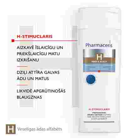 PHARMACERIS H-Stimuclaris šampūns, 250 ml