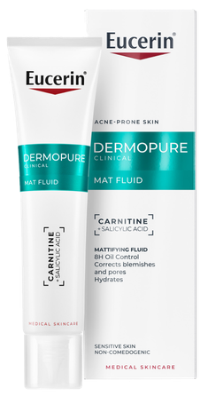 EUCERIN DermoPure Clinical Mat fluīds, 40 ml
