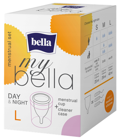 BELLA My Bella, L menstruālā piltuve, 1 gab.
