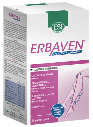 ESI Erbaven Pocket Drink paciņas, 16 gab.