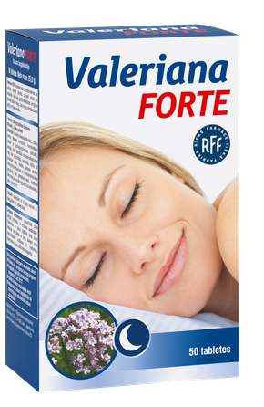 RFF Valeriana Forte tabletes, 50 gab.