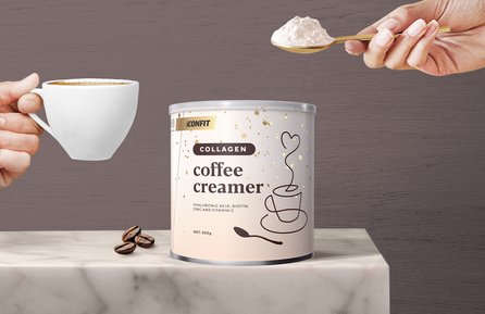 ICONFIT Collagen Coffee Creamer pulveris, 300 g