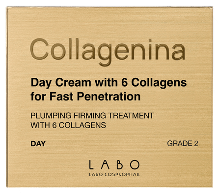 COLLAGENINA With 6 Collagens, Grade 2, Day sejas krēms, 50 ml