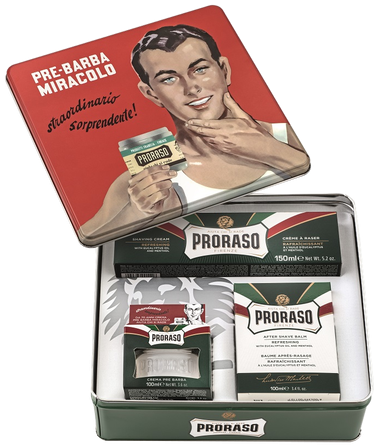 PRORASO Gino Vintage Shaving komplekts, 1 gab.