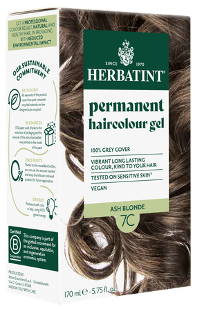 HERBATINT 7C Ash Blonde matu krāsa, 170 ml