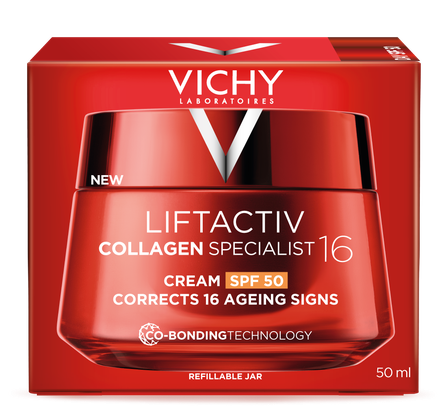 VICHY Liftactiv Collagen SPF50 Refill krēms, 50 ml