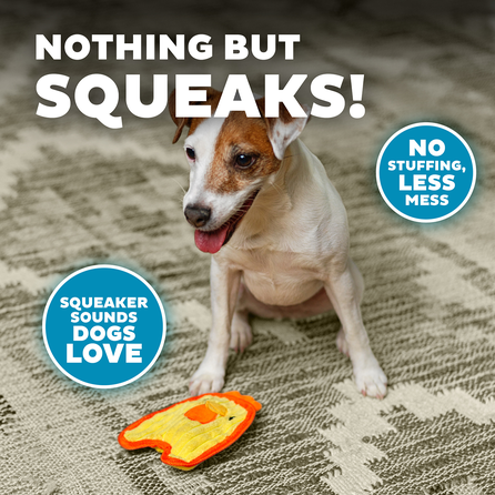 OUTWARD HOUND Durablez Chicky, Dzeltena, Xs rotaļlieta, 1 gab.