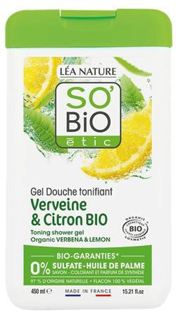 SO BIO ETIC Ar Verbenu Un Citroniem dušas želeja, 450 ml