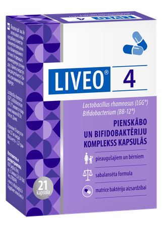 LIVEO  4 kapsulas, 21 gab.