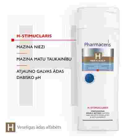 PHARMACERIS H-Stimuclaris šampūns, 250 ml