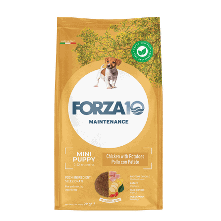 FORZA10 Maintenance Puppy Mini Ar Vistu Un Kartupeļiem, Suņiem sausā barība, 2 kg