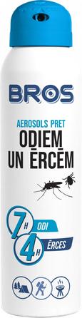 BROS pret odiem un ērcēm aerosols, 90 ml