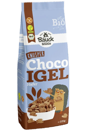 BAUCK HOF auzu pārslu-šokolādes ezīši brokastu pārslas, 225 g