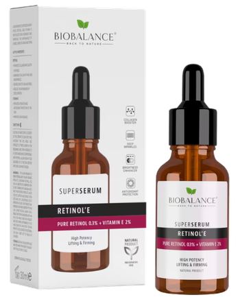 BIOBALANCE Retinol + Vitamin E Super serums, 30 ml