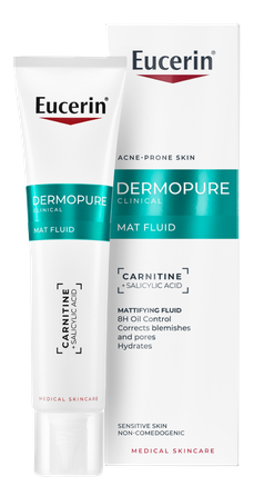 EUCERIN DermoPure Clinical Mattifying Fluid krēms, 40 ml