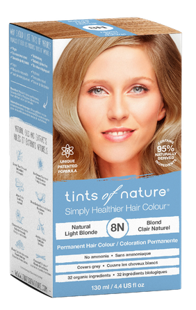 TINTS OF NATURE T8N Natural Light Blonde matu krāsa, 130 ml