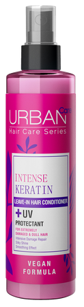 URBAN CARE Intense Keratin Leavi-In matu kondicionieris, 200 ml
