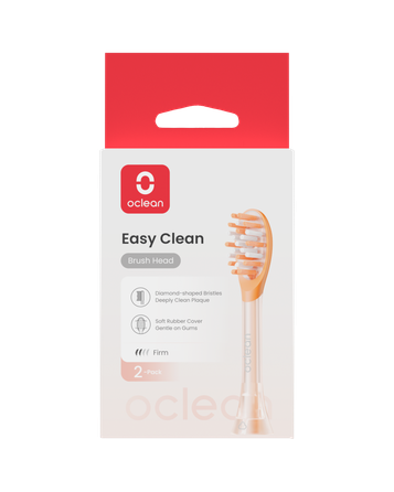 OCLEAN Ease P1 K2 Orange elektriskās zobu birstes uzgaļi, 2 gab.