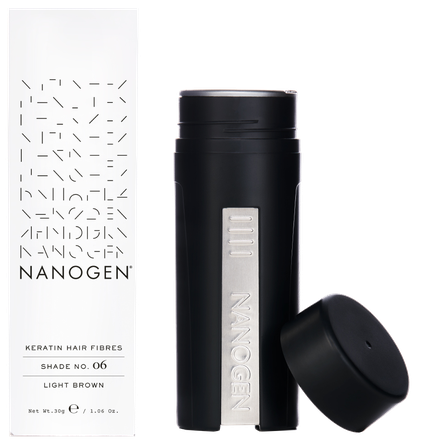 NANOGEN Keratin Light Brown matu šķiedras, 30 g