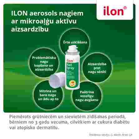 ILON Nail izsmidzināms līdzeklis, 50 ml