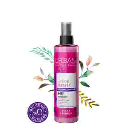 URBAN CARE Intense Keratin Leavi-In matu kondicionieris, 200 ml