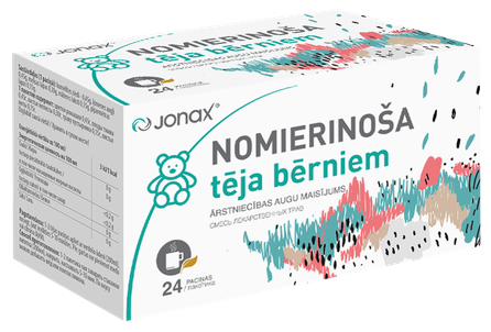 JONAX Nomierinoša tēja Bērniem tēja maisiņos, 24 gab.
