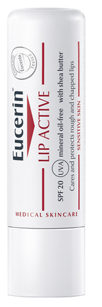 EUCERIN Lip Active SPF 20 lūpu balzams, 4.8 g
