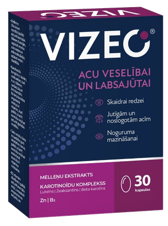 VIZEO kapsulas, 30 gab.