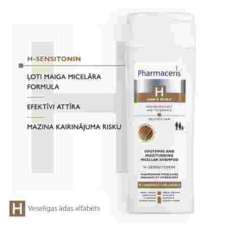 PHARMACERIS Ph H-Sensitonin šampūns, 250 ml