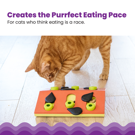 CATSTAGES Puzzle & Play Melon Madness, Sarkana rotaļlieta, 1 gab.