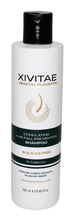 XIVITAE Stimulējošs Pret Matu Izkrišanu ar Augu Izcelsmes Placentu šampūns, 250 ml