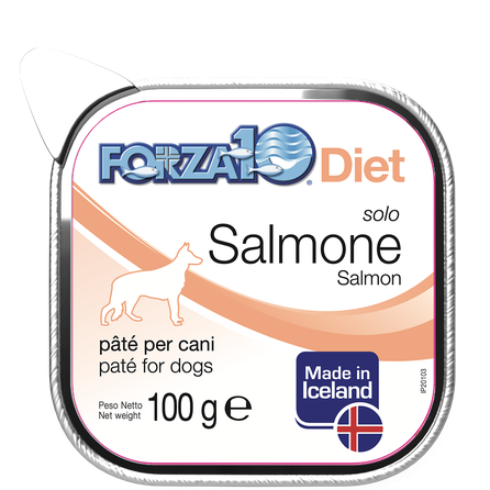 FORZA10 Solo Diet Lasis, Suņiem pastēte, 100 g