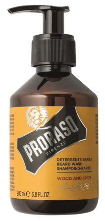 PRORASO Wood and Spice Beard Wash šampūns, 200 ml
