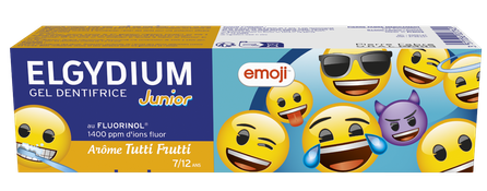 ELGYDIUM Junior Tutti Frutti zobu pasta, 50 ml