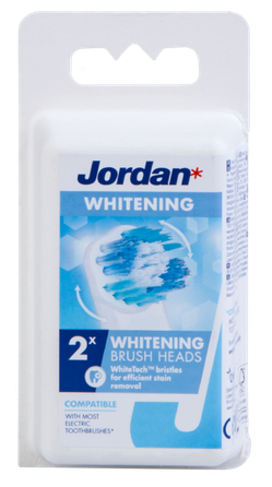 JORDAN Whitening elektriskās zobu birstes uzgaļi, 2 gab.