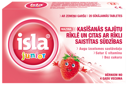ISLA Junior sūkājamās tabletes, 20 gab.