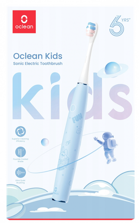 OCLEAN Electric Kids Blue elektriskā zobu birste, 1 gab.