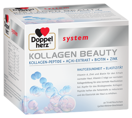 DOPPELHERZ System Kollagen Beauty kolagēns, 30 gab.