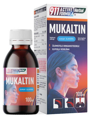 911 Active Formula Herbal Mukaltin  eliksīrs, 100 ml