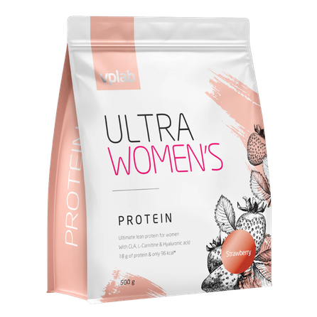 VPLAB Ultra Women`s Protein Strawberry pulveris, 500 g
