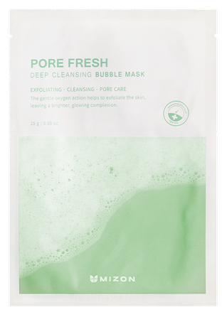 MIZON Pore Fresh Deep Cleansing Bubble sejas maska, 25 g