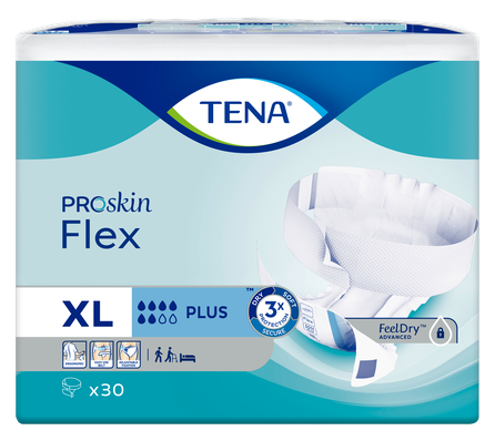 TENA Flex Plus XL autiņbiksītes, 30 gab.