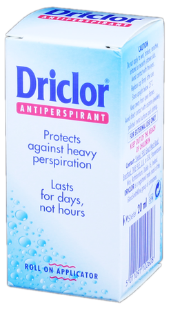 DRICLOR Roll-on dezodorants, 20 ml