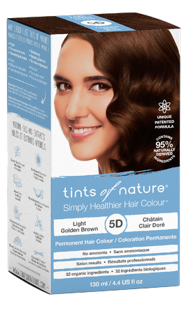 TINTS OF NATURE T5D Light Golden Brown matu krāsa, 130 ml