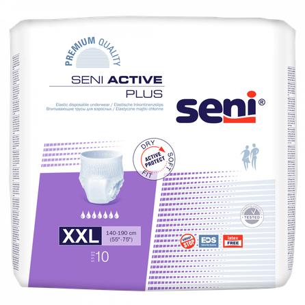 SENI Active Plus autiņbiksītes, 10 gab.