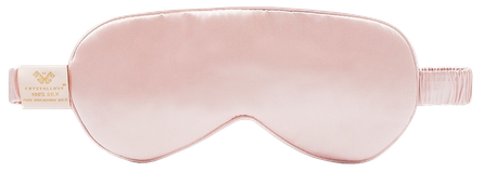 CRYSTALLOVE Rose zīda maska miegam, 1 gab.